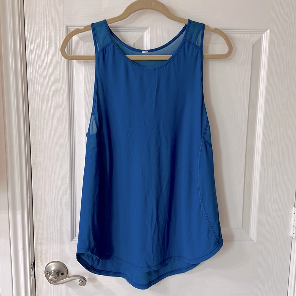 Lululemon blue tank top